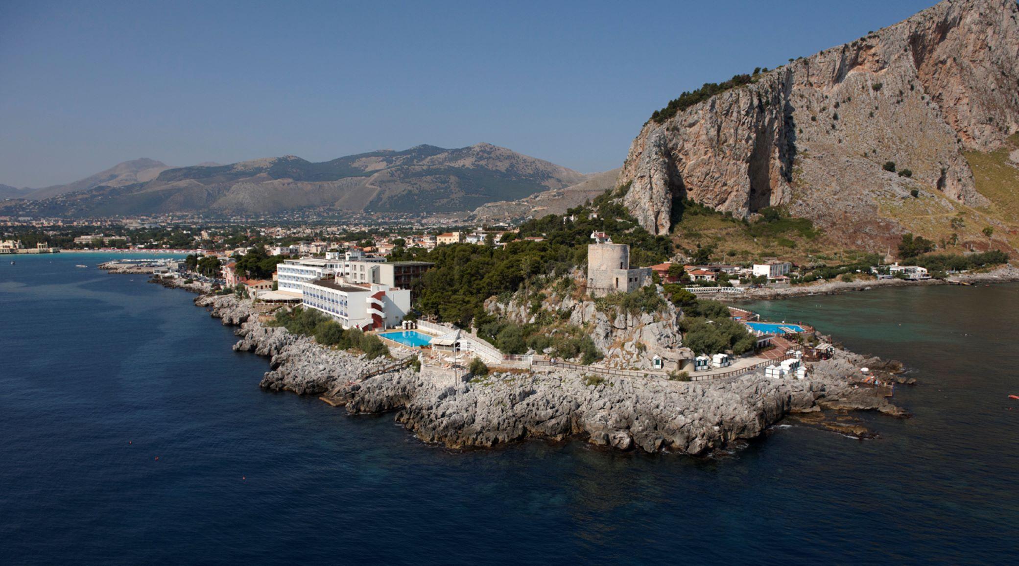 Splendid Hotel La Torre Mondello Exterior foto